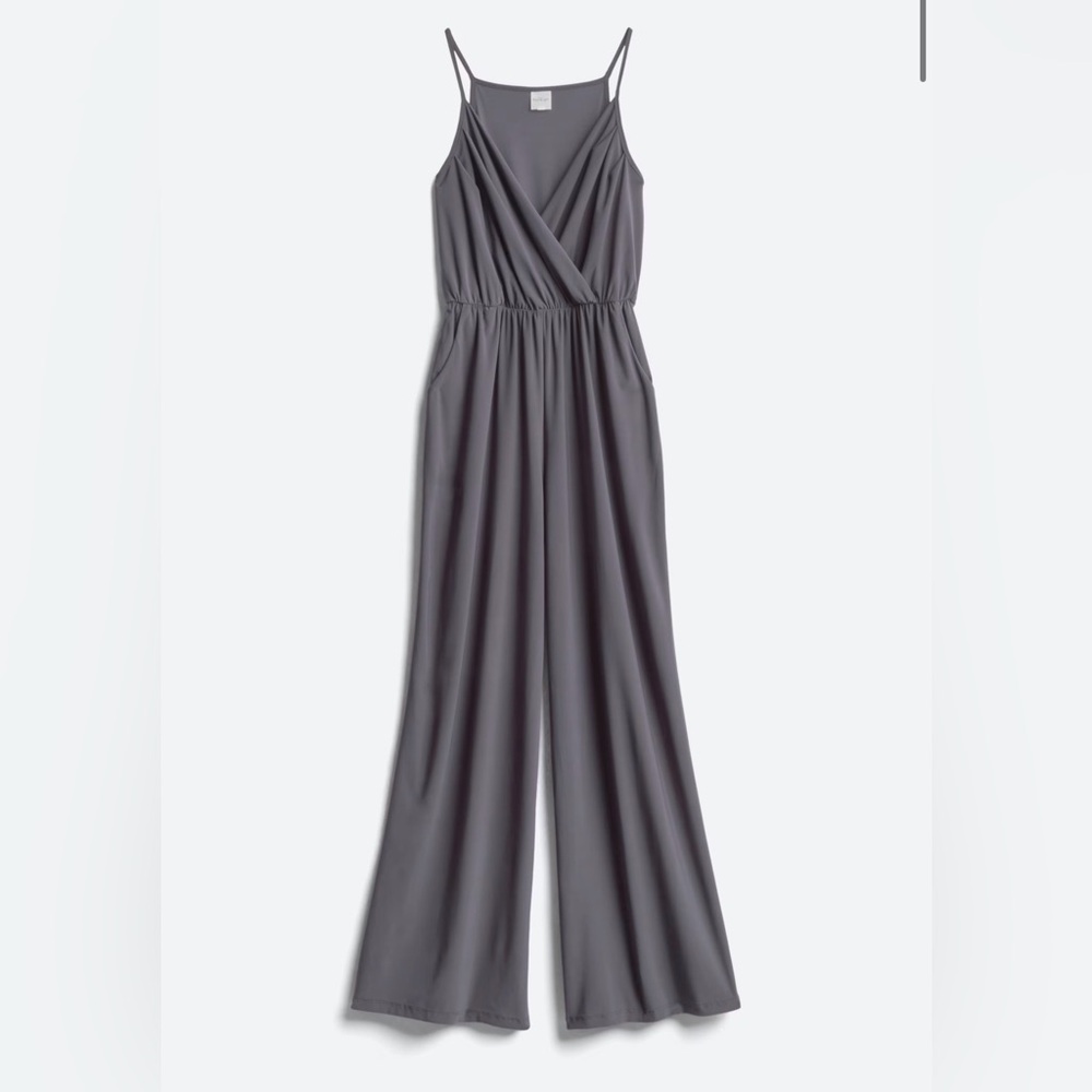 Kaileigh Grey Sleeveless Jumpsuit